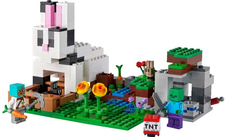 Конструктор LEGO 21181 Minecraft Кроличье ранчо