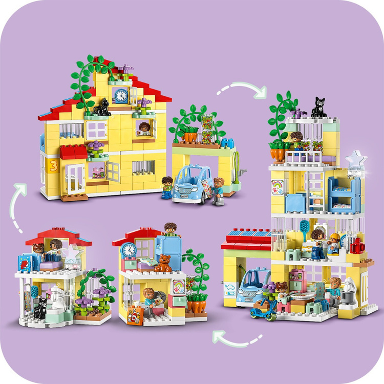 Фото Конструктор LEGO 10994 Дупло Семейный дом 3 в 1