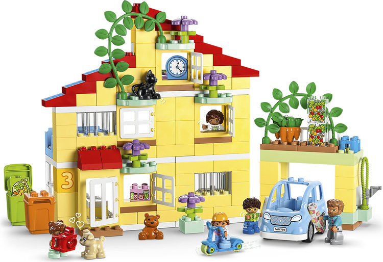 Фотография Конструктор LEGO 10994 Дупло Семейный дом 3 в 1