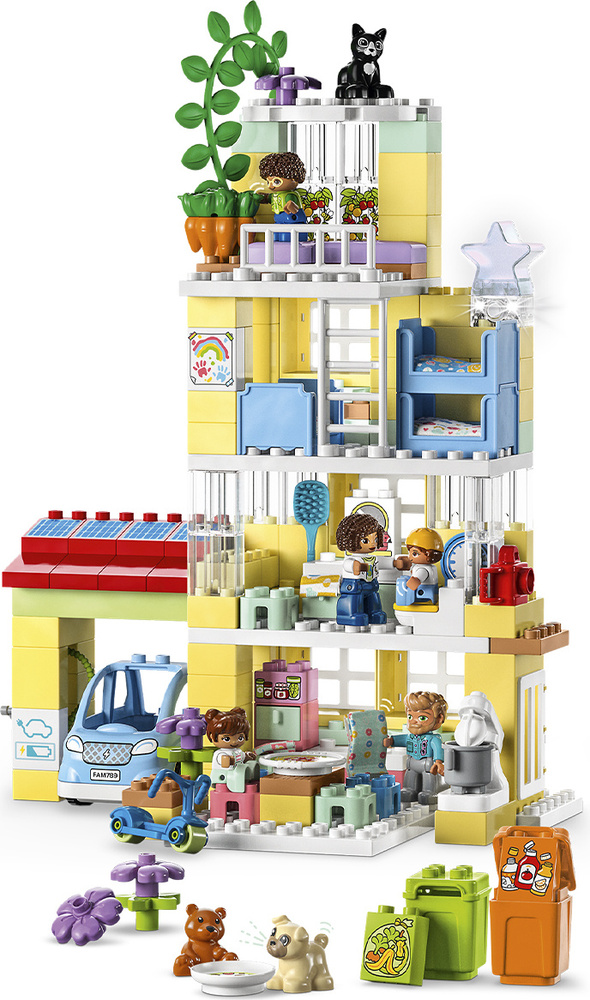 Картинка Конструктор LEGO 10994 Дупло Семейный дом 3 в 1