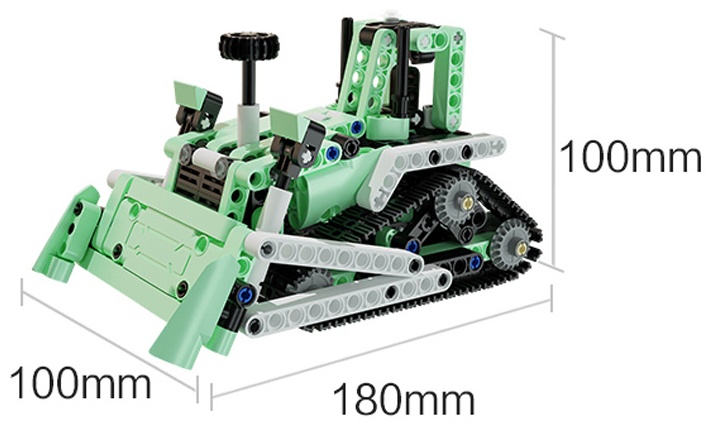 Фото Конструктор ONEBOT Mini Engineering Bulldozer 339+ OBQXTC95AIQI