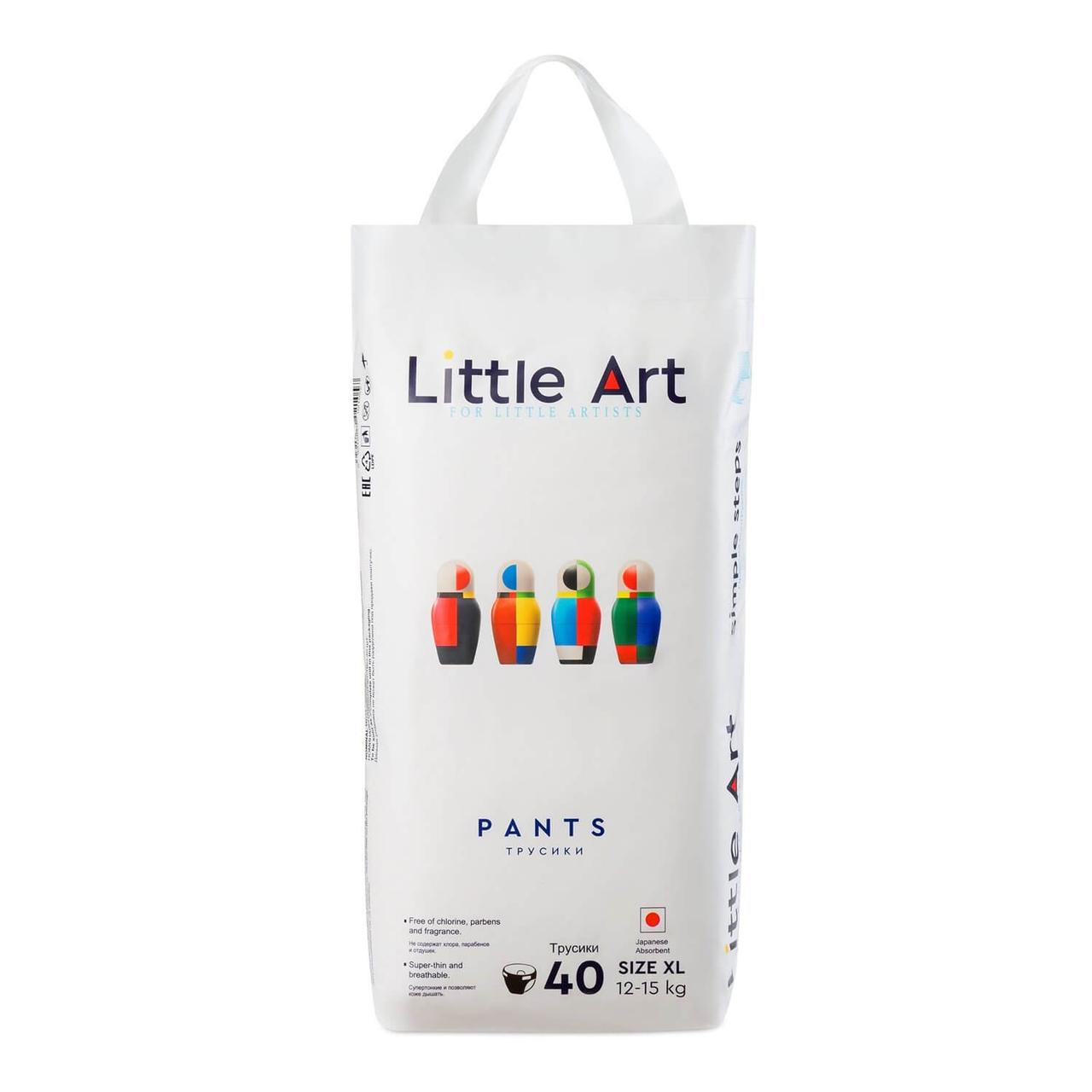 Фото Трусики-подгузники Little Art размер XL 12-15 кг 40шт. CP-XL40