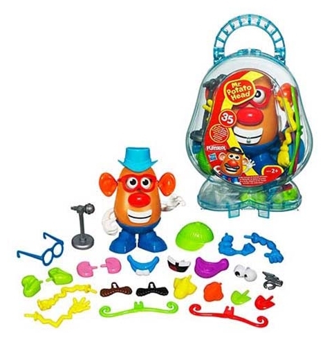 Фото Игровой набор HASBRO POTATO HEAD Чудной Кейс Картофельн. Головы 36404