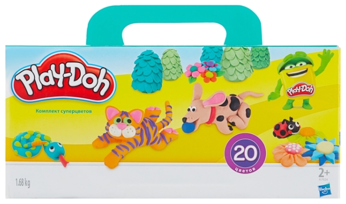 Фото Игровой набор HASBRO PLAY-DOH из 20 баночек A7924