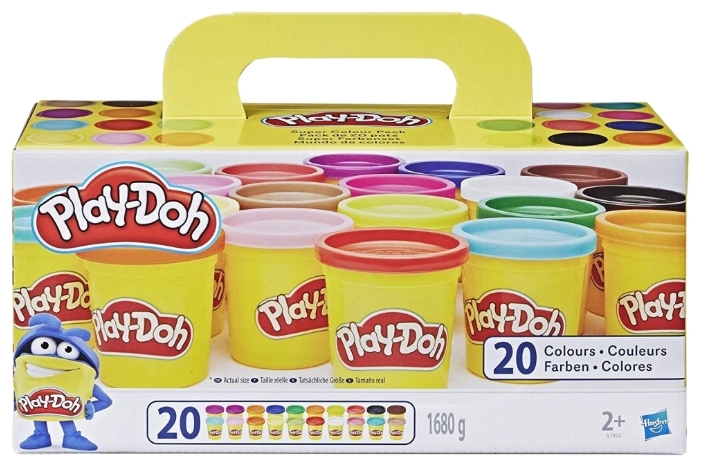 Фотография Игровой набор HASBRO PLAY-DOH из 20 баночек A7924