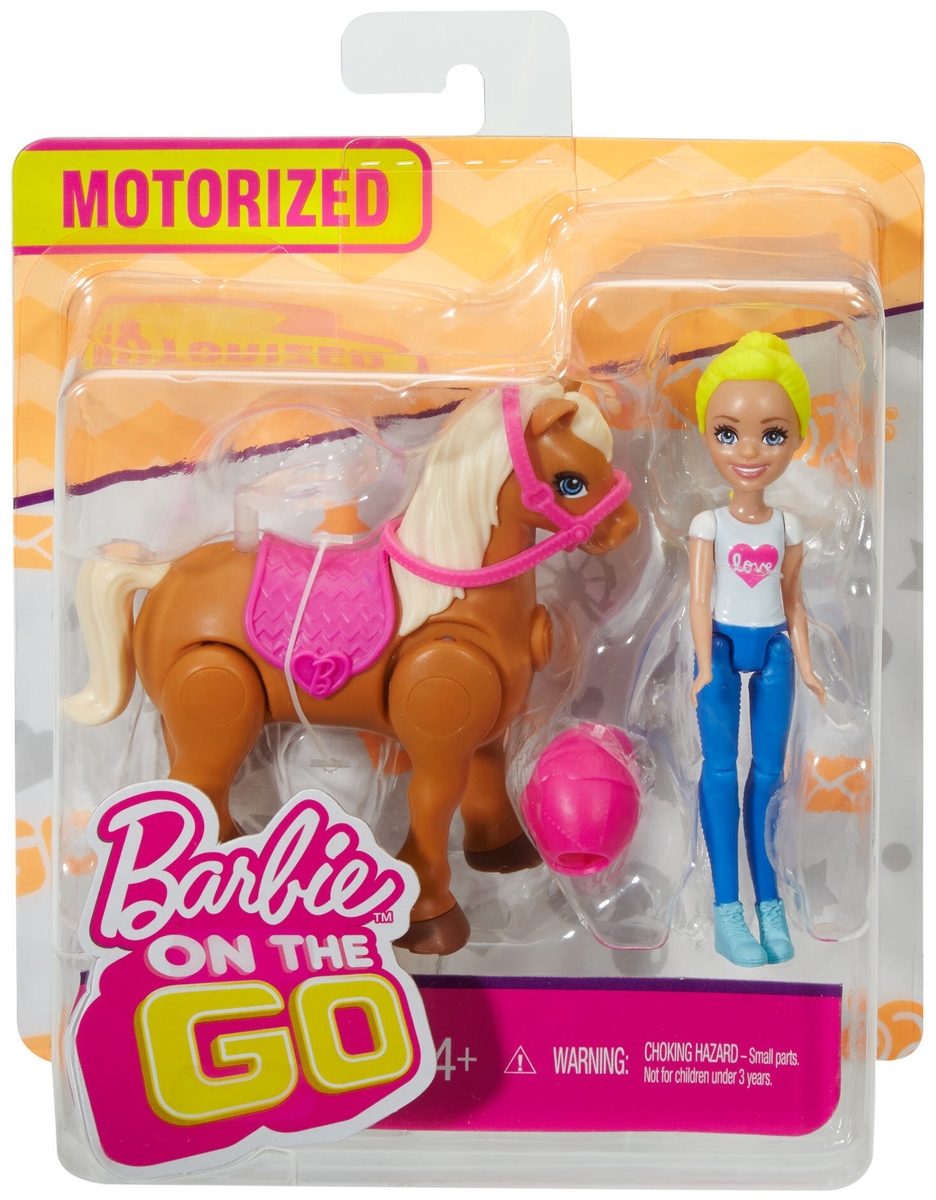 Цена Кукла BARBIE В движении Пони и кукла FHV60