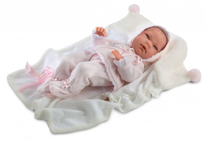 Кукла LLORENS малышка Ника 38см с одеялом 73850