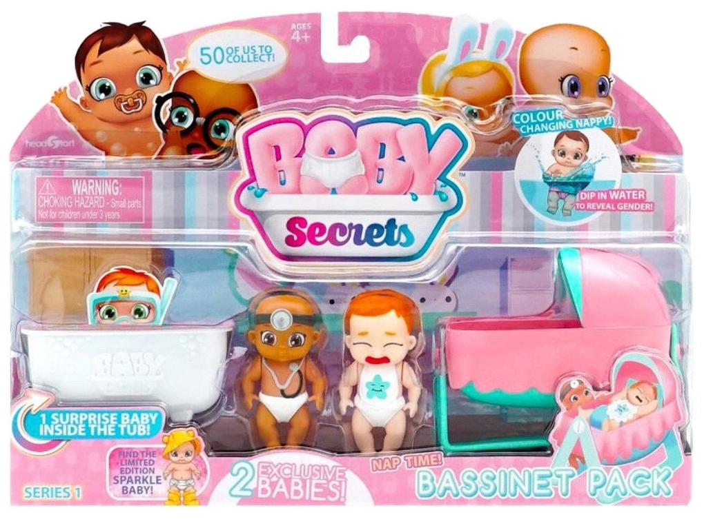 Фотография Игрушка ZAPF BABY Secrets Набор с колыбелью 930-168