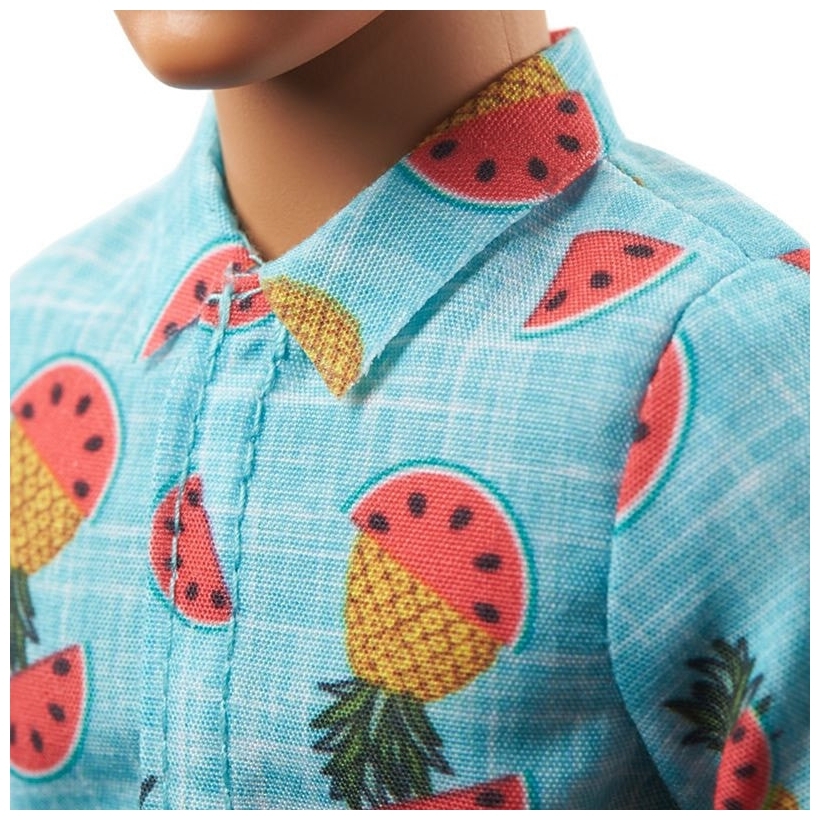 Фотография Кукла BARBIE Ken Игра с модой рубашка с фруктовым принтом GYB040