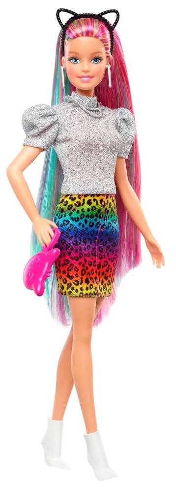 Фотография Кукла BARBIE с разноцветными волосами GRN810