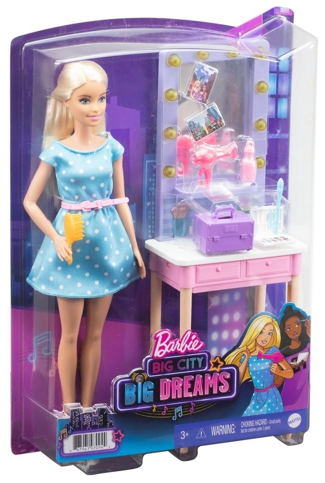 Купить Игровой набор BARBIE Туалетный столик для Barbie из Малибу GYG390