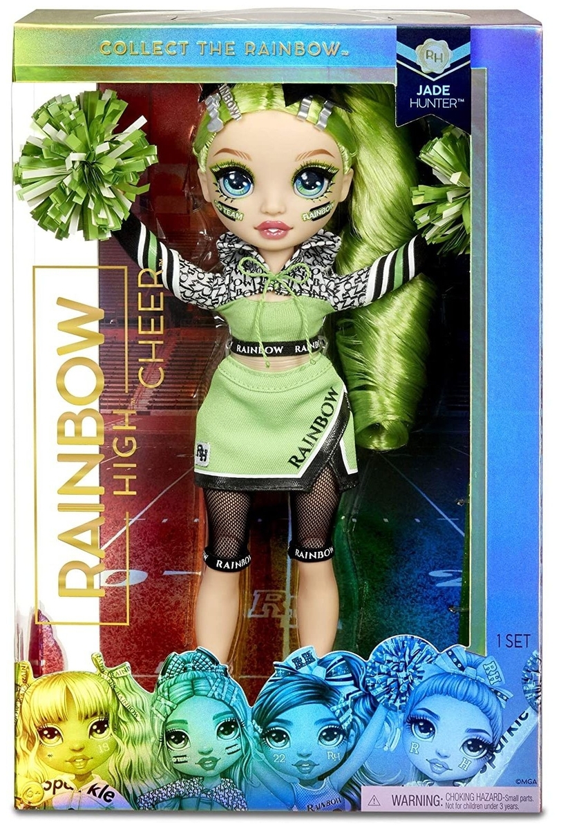 Картинка Кукла Rainbow High Cheer Doll- Jade Hunter (Green) 572060