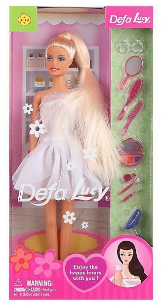 Картинка Кукла Defa Lucy 8066 (29см) в парикмахерской