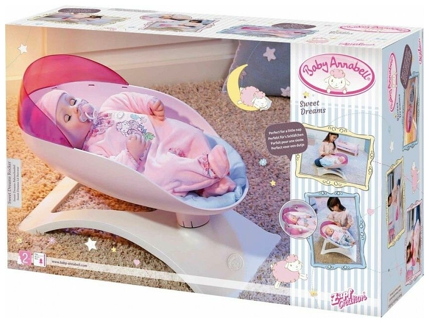 Фото Игрушка ZAPF Baby Annabell Кроватка-качалка 700-969