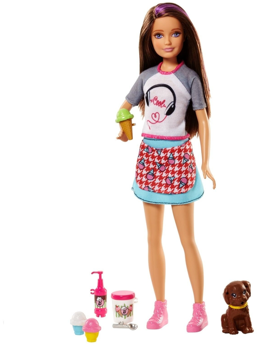 Игровой набор BARBIE Сестры и щенки FHP61