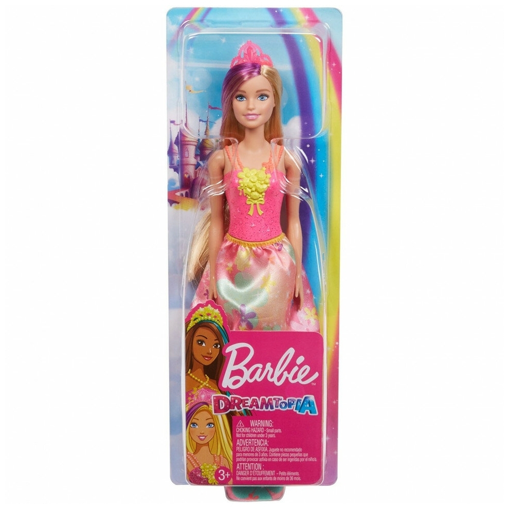 Цена Кукла BARBIE Принцесса Dreamtopia, ярко-розовый топ GJK120/GJK13