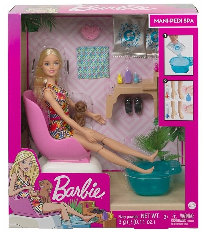 Купить Игровой набор BARBIE Салон для маникюра и педикюра Barbie GHN070