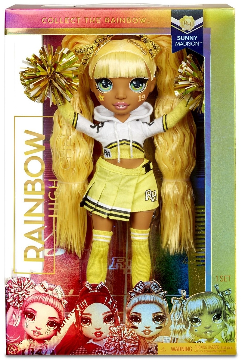 Картинка Кукла Rainbow High Cheer Doll - Sunny Madison (Yellow) 572053