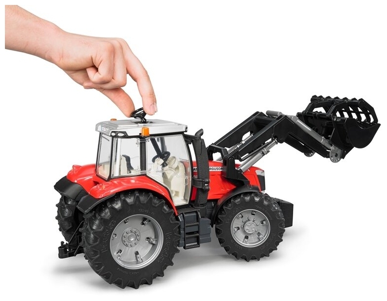 Купить Трактор BRUDER Massey Ferguson 7600 с погрузчиком 03-047