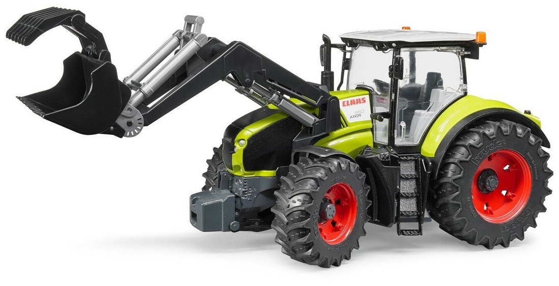 Картинка Трактор BRUDER Claas Axion 950 c погрузчиком 03-013