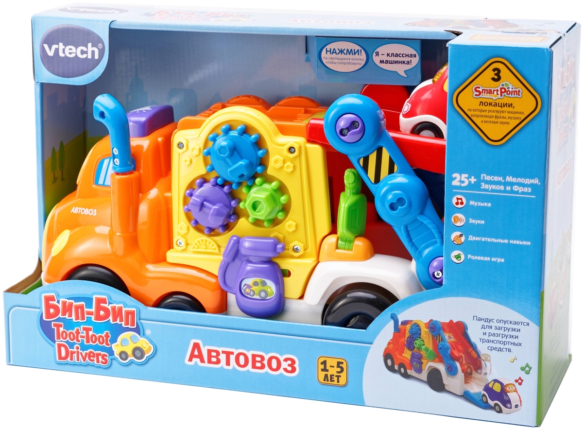 Машинка Vtech 80-189526 Автовоз Казахстан