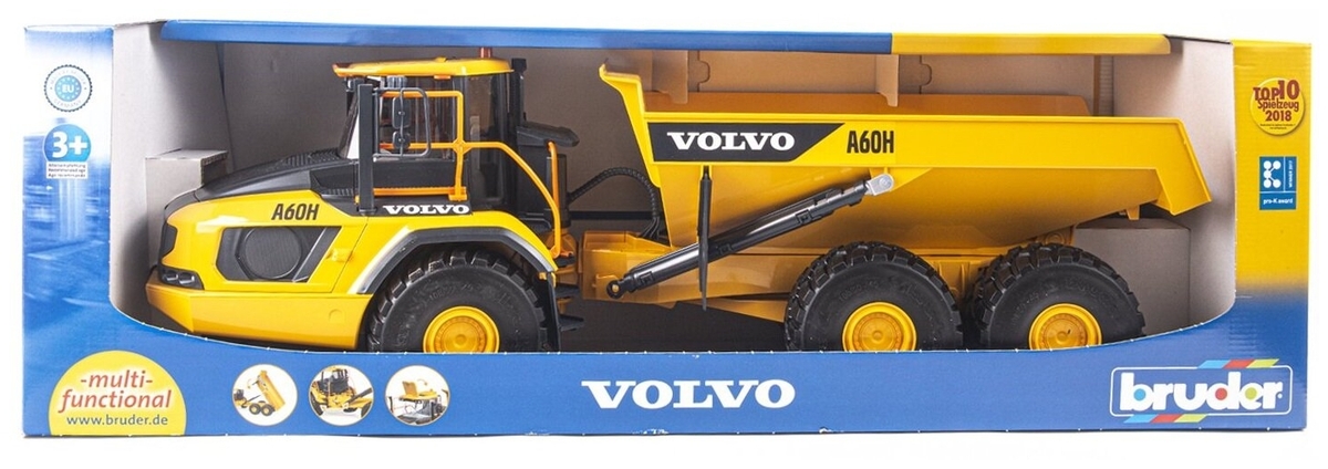 Машинка BRUDER Сочлененный самосвал Volvo A60H 02-455 заказать