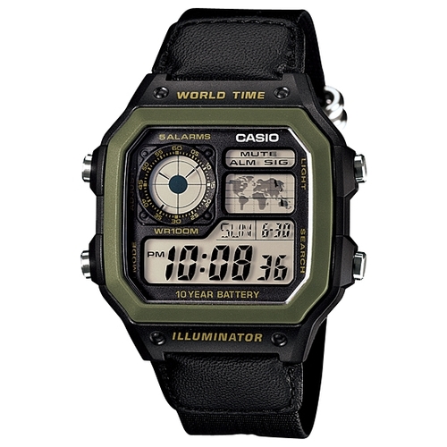 Фото Часы наручные CASIO AE-1200WHB-1B