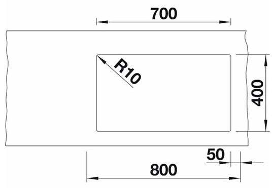 Фотография Кухонная мойка BLANCO Subline 700-U Level вулканический серый (527355)