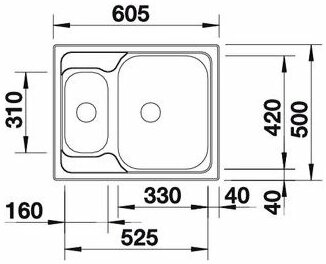 Фото Кухонная мойка BLANCO Tipo 6 (511949)