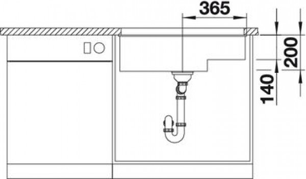 Фото Кухонная мойка BLANCO Subline 700-U Level алюметаллик (523540)