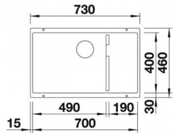 Фото Кухонная мойка BLANCO Subline 700-U Level антрацит (523538)