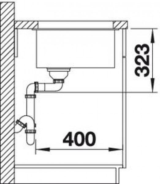 Фотография Кухонная мойка BLANCO Subline 700-U Level мускат (523546)