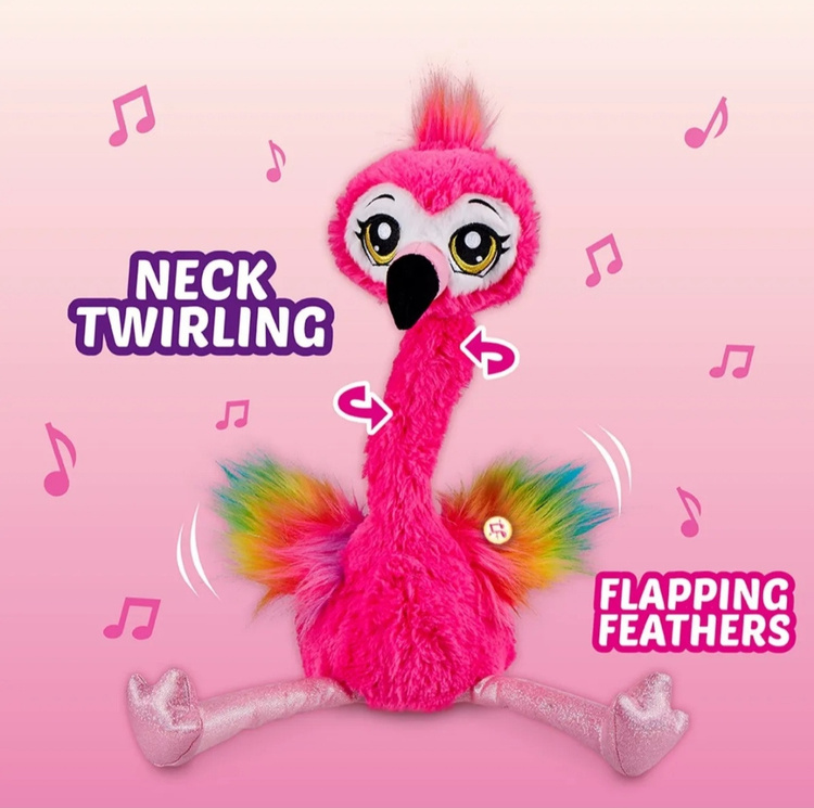 Картинка Интерактивная игрушка Pets Alive Фламинго Фрэнки Фанки 9522
