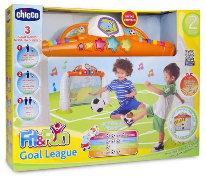 картинка Музыкальный Футбол CHICCO Dribbling Goal League "Fit&Fun" 2г+ от магазина 1.kz
