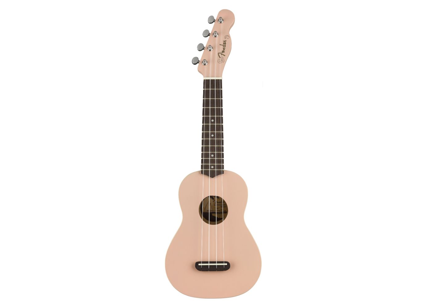 Фото Укулеле FENDER Venice Soprano Uke Walnut Fingerboard Shell Pink (097-1610-556)