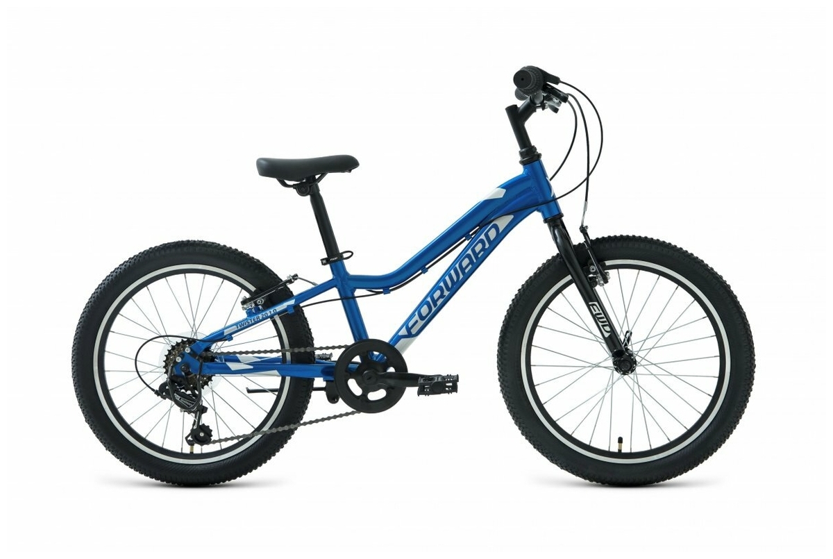 Велосипед FORWARD TWISTER 20 1.0 (2021) (10, синий-белый)