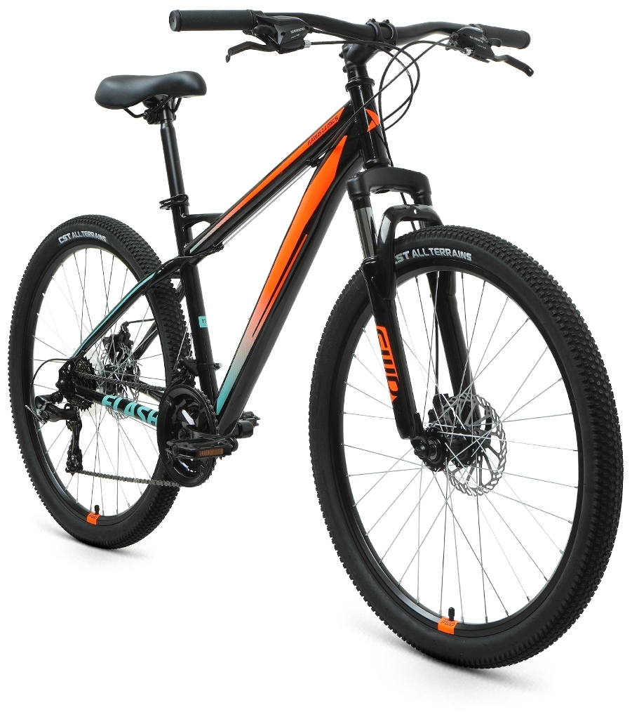 Фото Велосипед FORWARD FLASH 26 2.2 S DISC (2021) (15, черный-оранжевый)