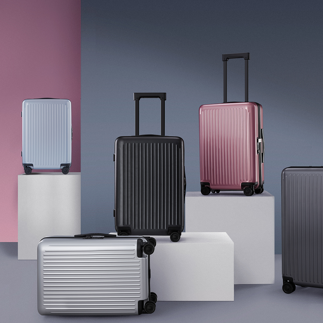Фотография Чемодан XIAOMI NinetyGo Thames Luggage 20" Pink