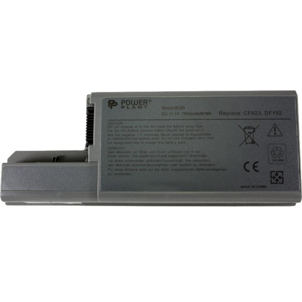 Фото Аккумулятор PowerPlant для ноутбуков DELL Latitude D820 (DF192, DL8200LP) 11.1V 7800mAh NB00000214