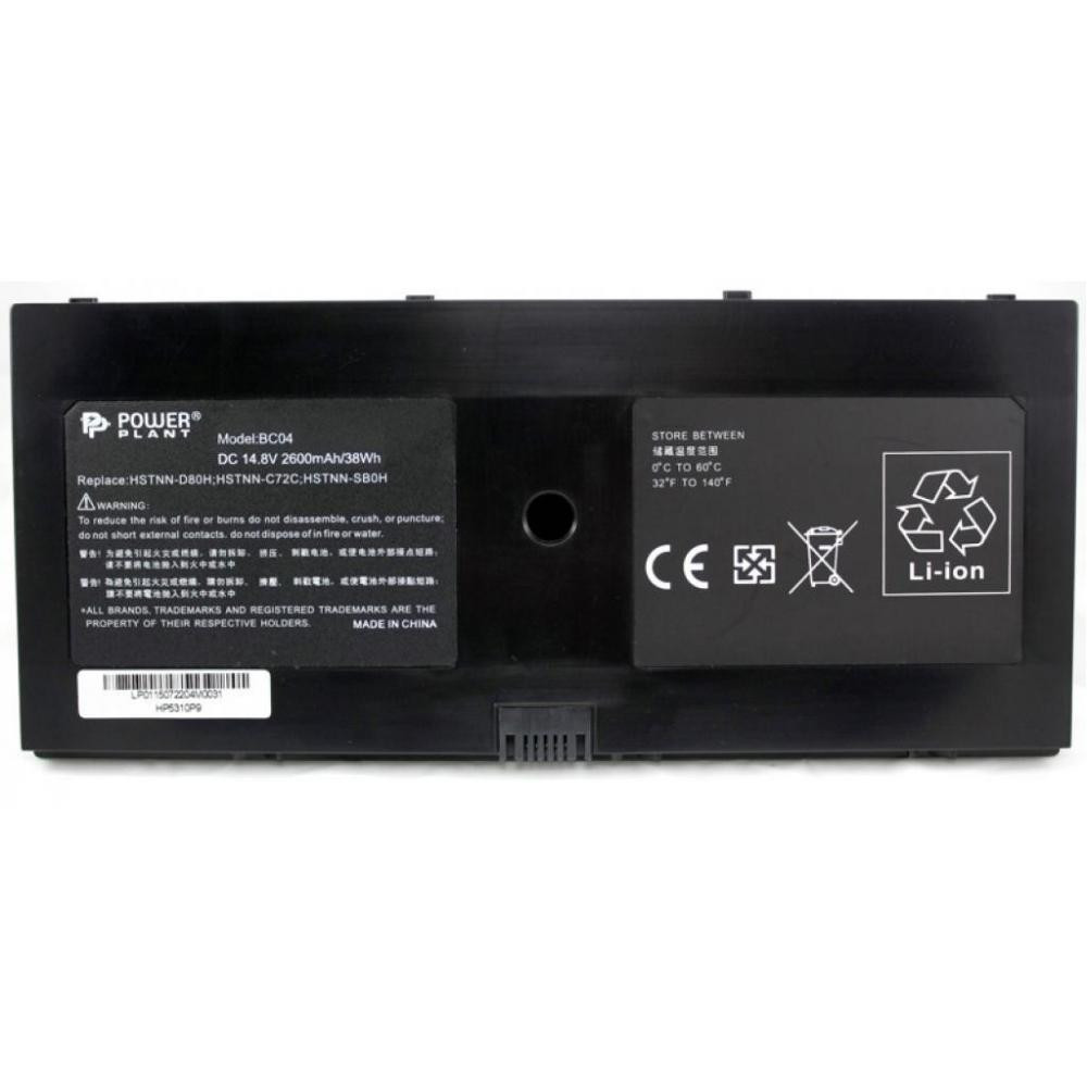 Фото Аккумулятор PowerPlant для ноутбуков HP ProBook 5310M (HSTNN-DB0H) 14.8V 2600mAh NB00000262