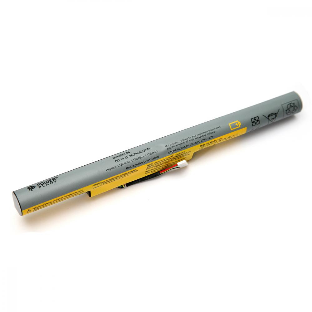 Фото Аккумулятор PowerPlant для ноутбуков IBM/LENOVO IdeaPad Z500 (L12L4K01, LOZ500L7) 14.4V 2600mAh NB00000298