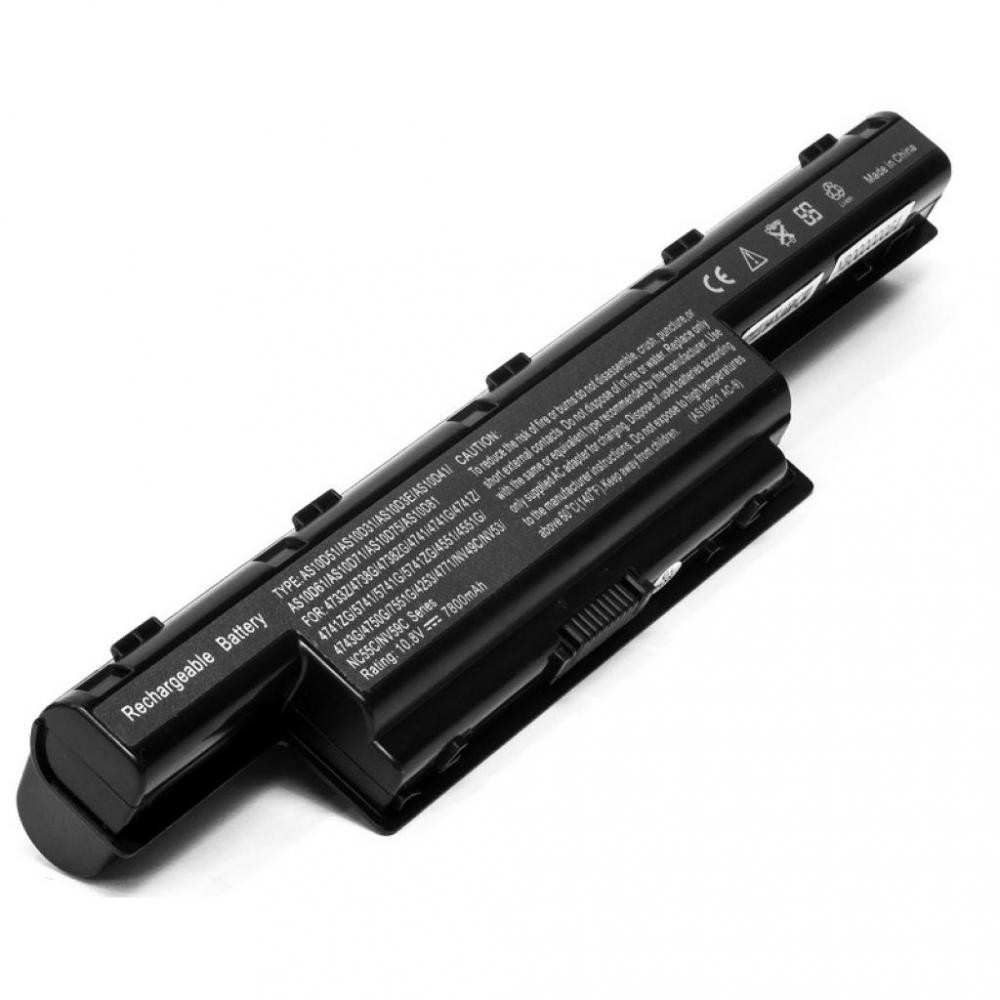 Фото Аккумулятор PowerPlant для ноутбуков ACER Aspire 4551 (AS10D41, AC 5560, 3S2P) 10.8V 7800mAh NB00000153