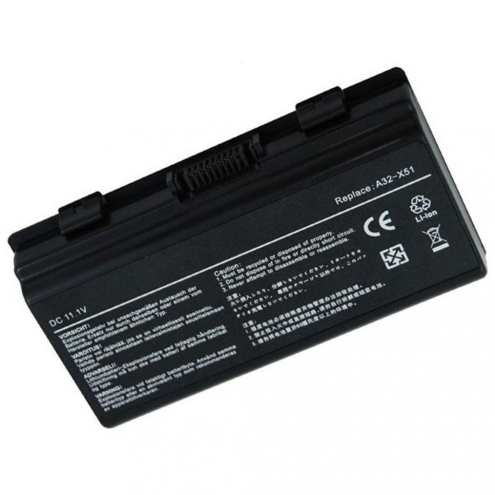 Фото Аккумулятор PowerPlant для ноутбуков ASUS X51H (A32-T12, AS5151LH) 11.1V 5200mAh NB00000011