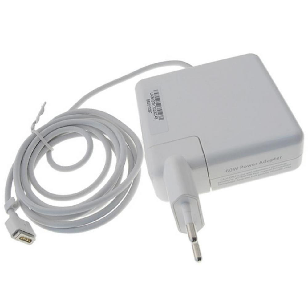 Фото Блок питания для ноутбуков PowerPlant APPLE 220V, 16.5V 60W 3.65A (Magnet tip) AP60KMAG