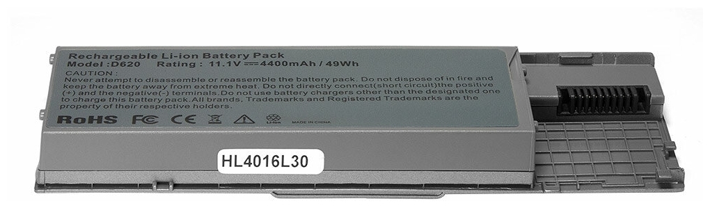 Фото Аккумулятор PowerPlant для ноутбуков DELL Latitude E6220 (09K6P) 11.1V 7800mAh NB00000266