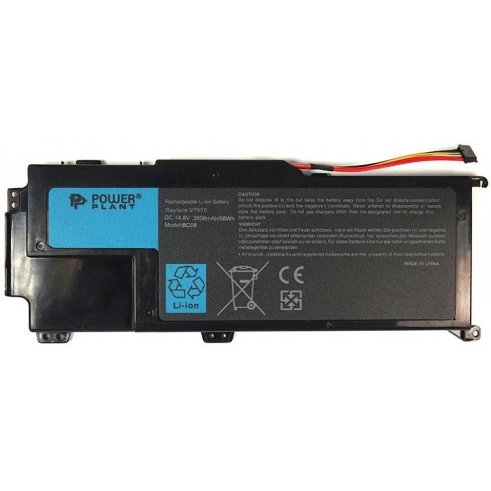 Фото Аккумулятор PowerPlant для ноутбуков DELL XPS 14z (V79Y0) 14.8V 3800mAh NB440306