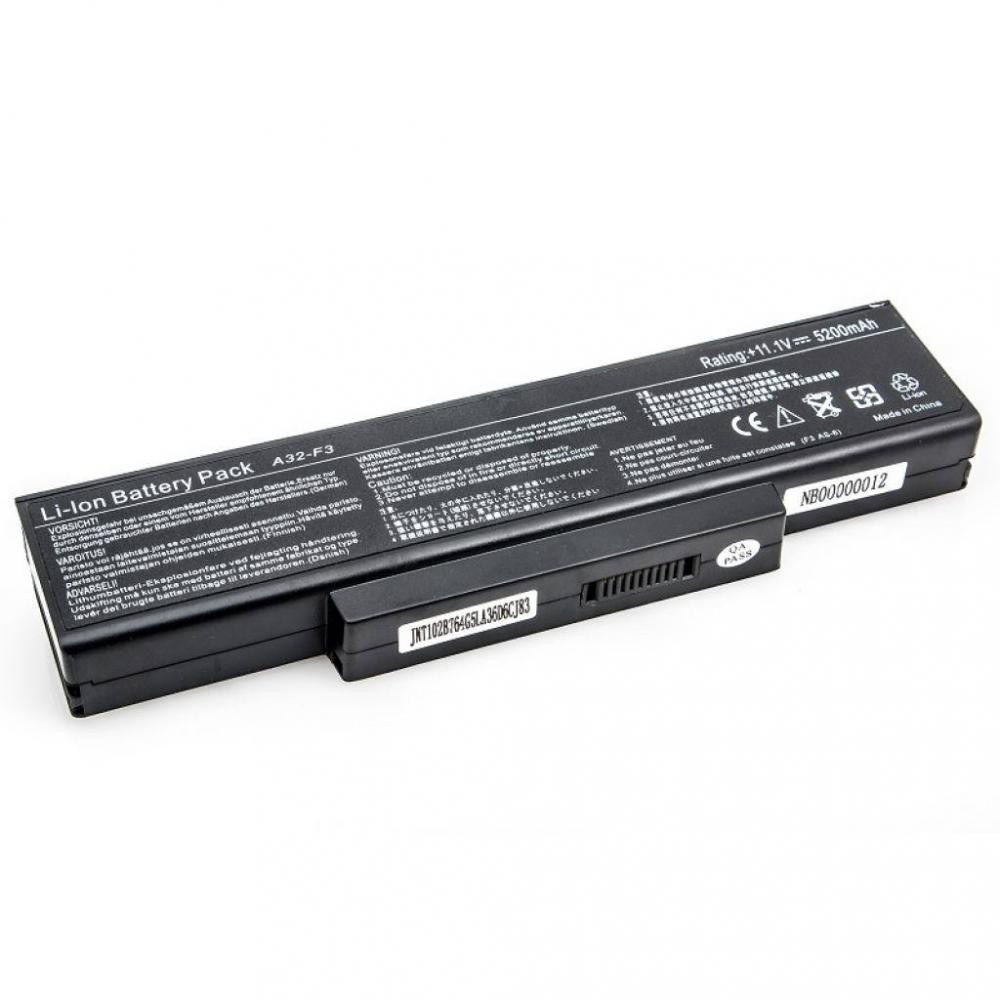 Фото Аккумулятор PowerPlant для ноутбуков ASUS F2, F3 (A32-F3, AS9000LH) 11.1V 5200mAh NB00000012