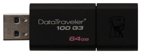 Фото USB накопитель KINGSTON DT100G3/64Gb USB 3.1