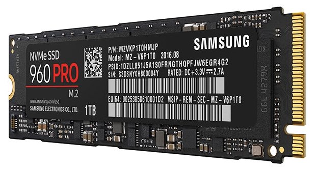 Фото Жесткий диск SSD SAMSUNG 960 PRO MZ-V6P1T0BW