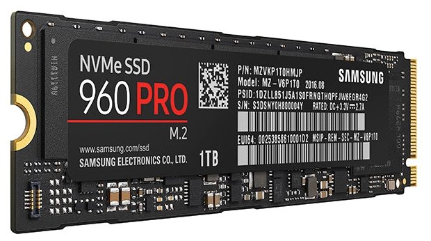 Фотография Жесткий диск SSD SAMSUNG 960 PRO MZ-V6P1T0BW